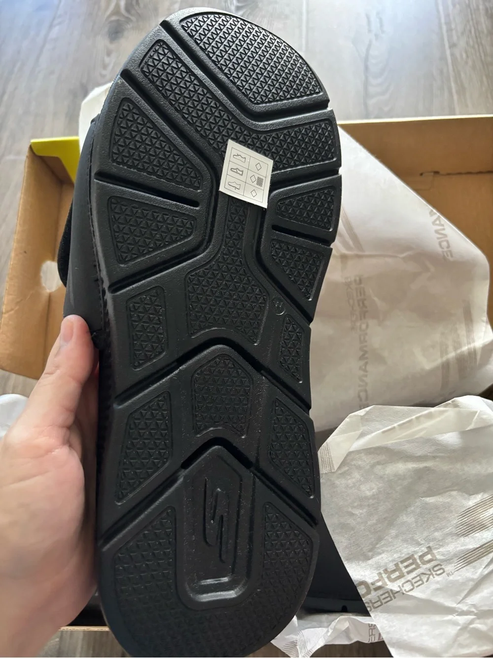BNIB Sketchers Go Consistent Sandal Black Size Men’s 12 Extra Wide Fit • 1